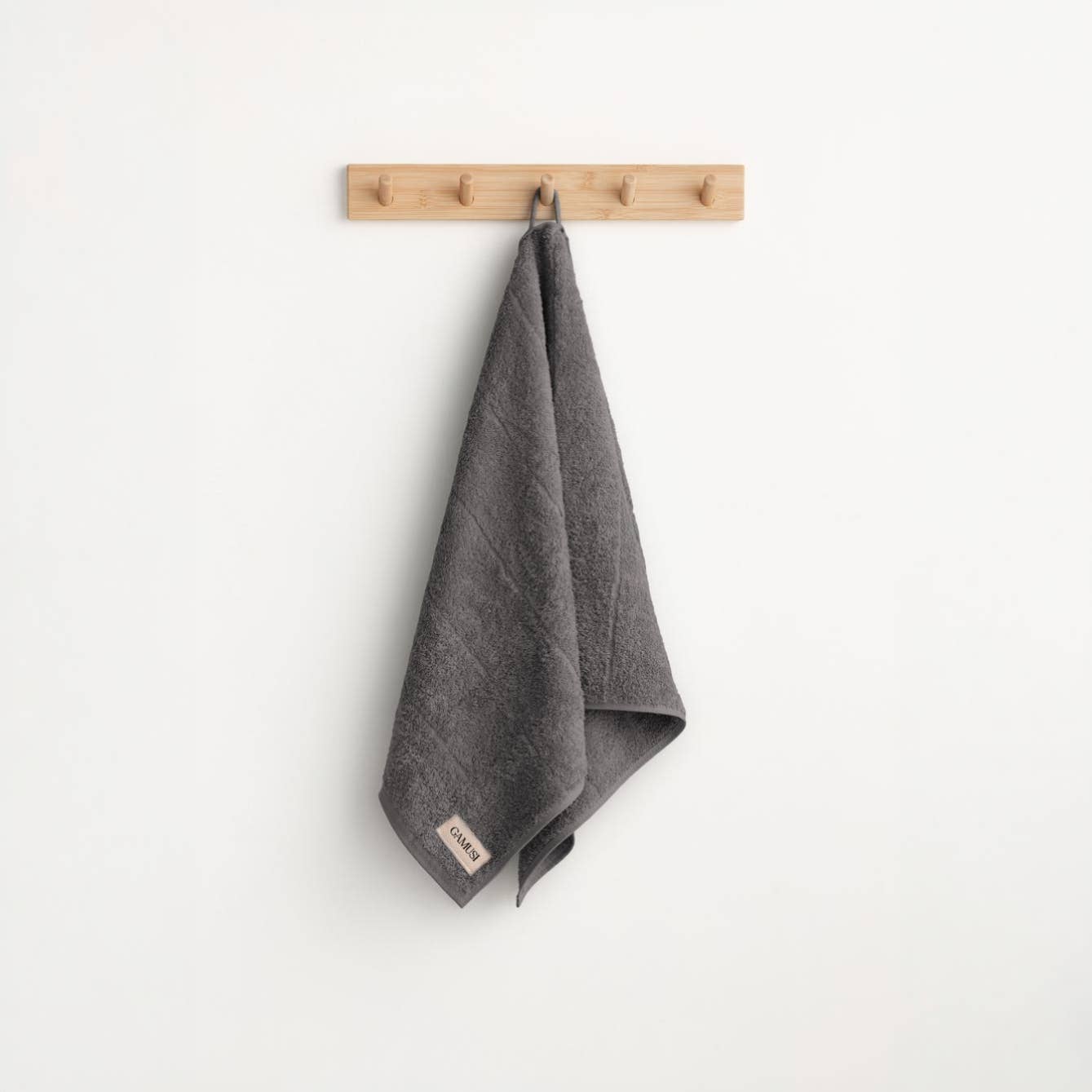 Set of 3 Terry Bath Towels 100% Cotton 600g
