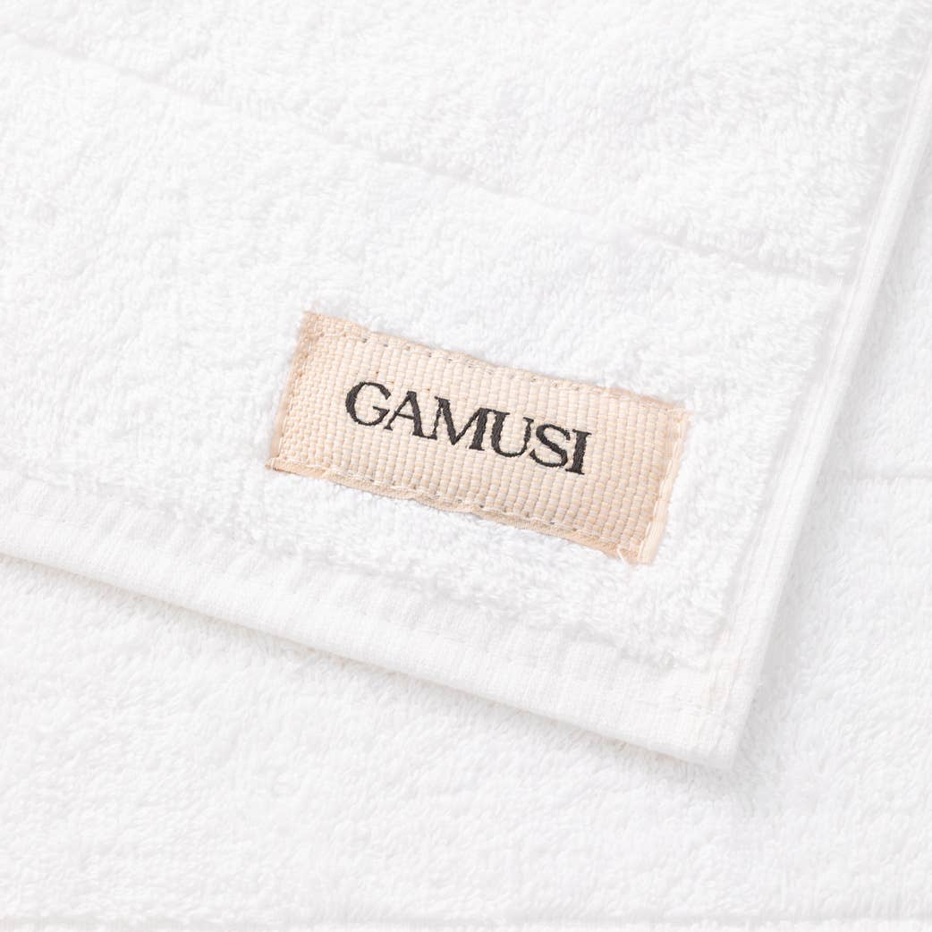 Set of 3 Terry Bath Towels 100% Cotton 600g