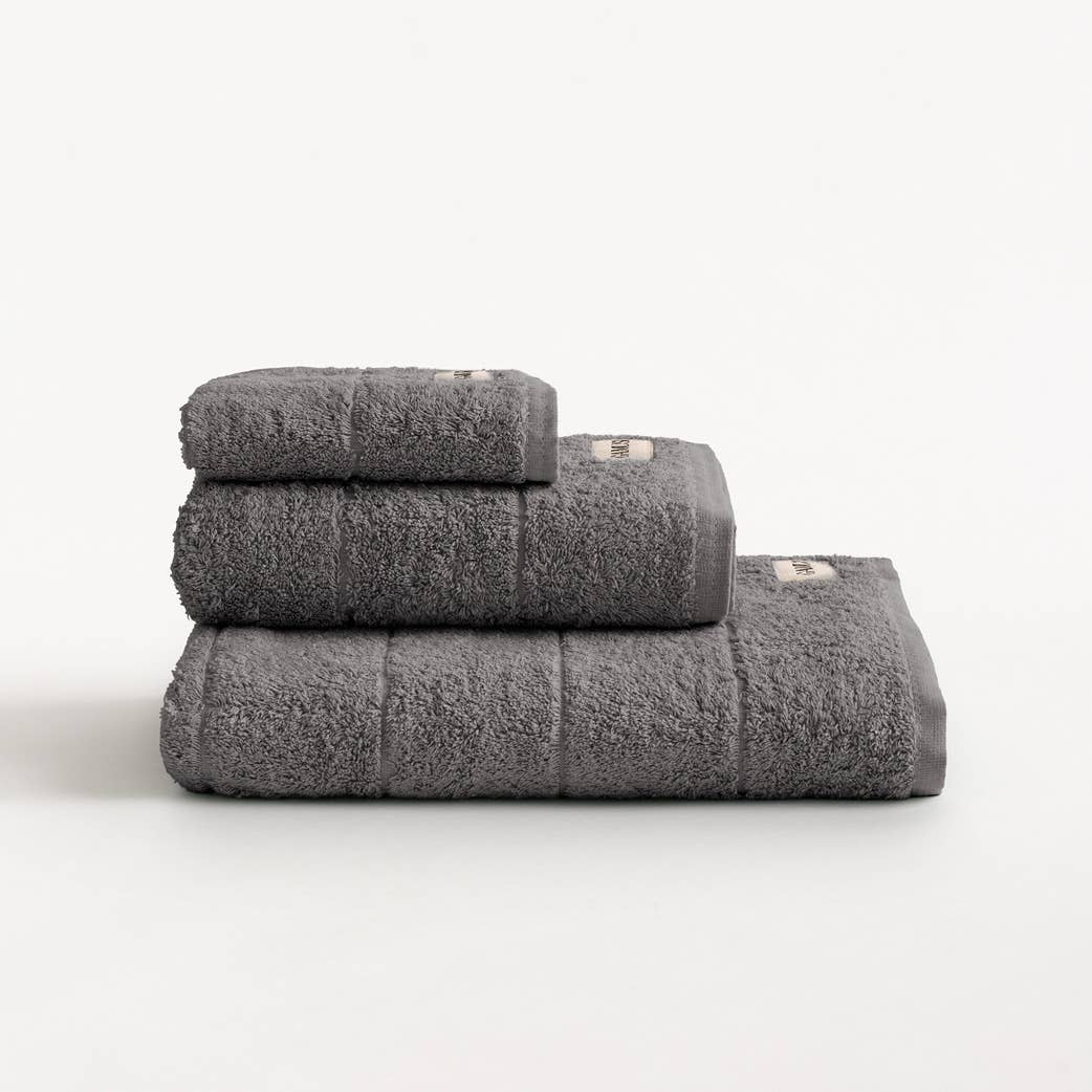 Set of 3 Terry Bath Towels 100% Cotton 600g