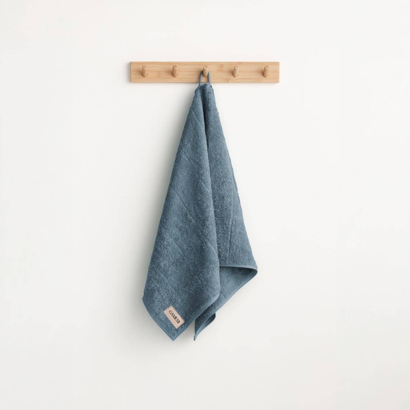 Set of 3 Terry Bath Towels 100% Cotton 600g