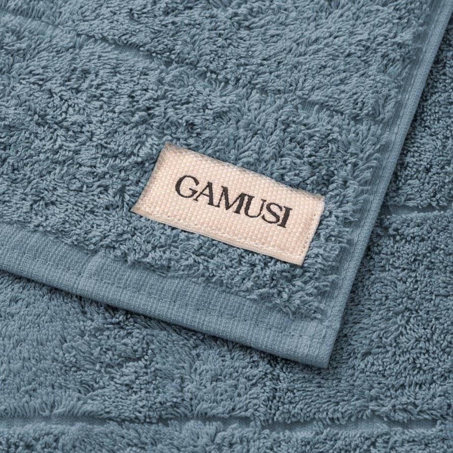 Set of 3 Terry Bath Towels 100% Cotton 600g